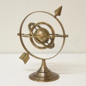真鍮製 天球儀 アンティークゴールド インテリア オブジェ クラシック