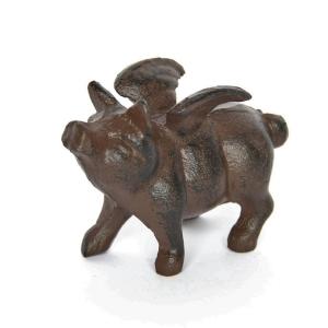 空飛ぶ豚 ピッグオブジェ ブタ 豚 羽根の生えたブタ ピッグ 鋳造鉄