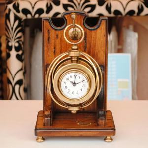 イタリア 壁掛け時計 カパーニ アンティークポプラ ウォールクロック