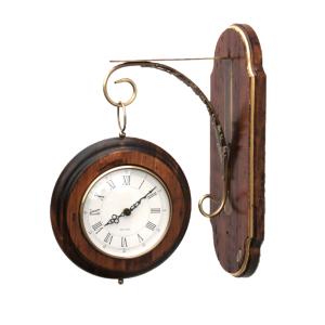 イタリア 壁掛け時計 カパーニ アンティークポプラ ウォールクロック