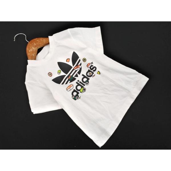 ネコポスOK adidas originals アディダスオリジナルス ロゴ すしプリント Tシャツ...