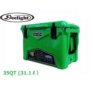Deelight ディーライト Iceland Cooler Box 35QT アイスランドクーラーボックス グリーン廃版カラー特価50％OFF【保冷/大型/BBQ/アウトドア/ピクニック】