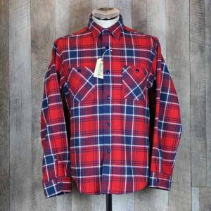 SUGAR CANE / シュガーケーン　TWILL CHECK WORK SHIRT SC27059RED｜able-store