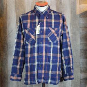 SUGAR CANE / シュガーケーン　TWILL CHECK WORK SHIRT SC28234NVY｜able-store