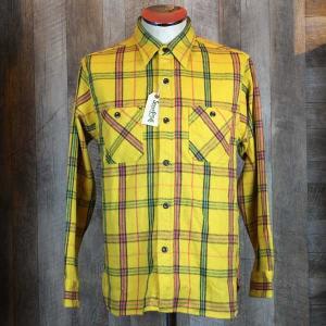 SUGAR CANE / シュガーケーン　TWILL CHECK WORK SHIRT SC28234YEL｜able-store