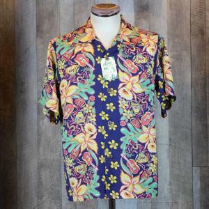 SUN SURF / サンサーフ 半袖アロハシャツ 「ORCHID AND HAWAIIAN TRADITION」SS37792NVY 2018年モデル｜able-store