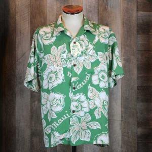 SUN SURF / サンサーフ 半袖アロハシャツ 「PATTERN OF TROPICAL PLANTS」 SS38028 GRN 2019年モデル｜able-store