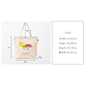 Leo Lionni 帆布トートバッグ M レ...の詳細画像4