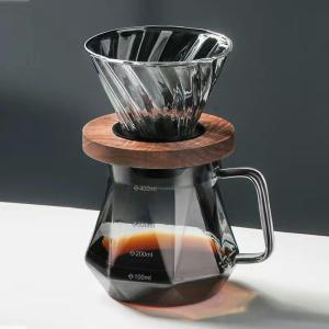コーヒードリッパー ドリップ器具サーバーセット木...の商品画像