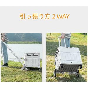 キャリーカート 折りたたみ 釣り 大容量50L...の詳細画像4