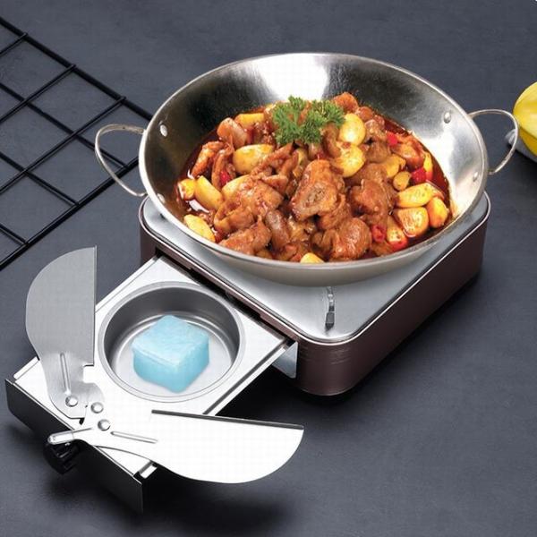固形燃料コンロ 卓上のコンロ 焼肉コロン　鍋用コンロ 車中泊 アウトドアキャンプ 災害停電用 緊急使...
