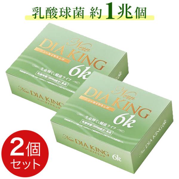 ダイヤ製薬 NEWダイヤキング 6K（90包）【2個セット】 新型乳酸菌 EF-621K菌 ニューダ...
