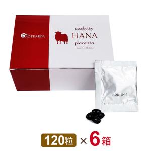 セレブリティー ハナ プラセンタ（120粒）6箱セット  ニュージーランド産 羊プラセンタ celebrity HANA placenta ｜全国送料無料｜ably