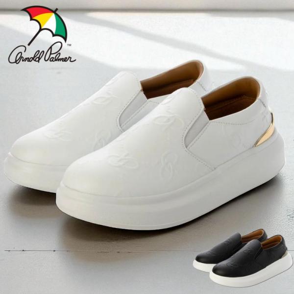 アーノルドパーマー Arnold Palmer レディース スニーカー スリッポン 軽量 軽い 通勤...