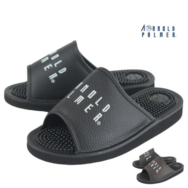 アーノルドパーマー サンダル メンズ 黒 ブラック ネイビー M L LL Arnold Palme...
