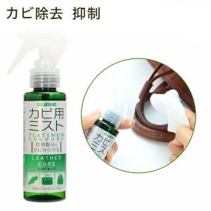レザーキュア カビ用 ミスト プラチナ スプレー 革 レザー 汚れ落とし 菌 除去 抗菌 かび 保管 使い切り 夏 雨 防具 ベルト コロンブス c-kbmst