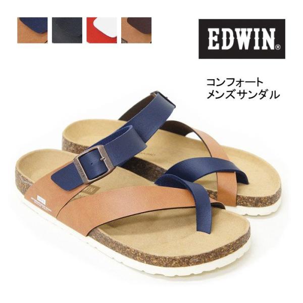 父の日 プレゼント 靴 メンズ サンダル おしゃれ ブランド トングサンダル EDWIN エドウィン...