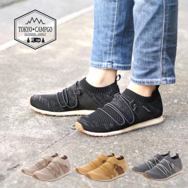 TOKYO☆CAMPGO トーキョーキャンプゴー ソックス スニーカー スリッポン 伸びる ストレッ...