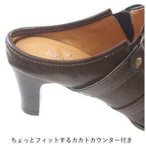 ミュール サンダル レディース おしゃれ ヒー...の詳細画像5
