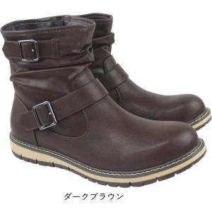エンジニア ブーツ メンズ 防水 防滑 雨 レ...の詳細画像2
