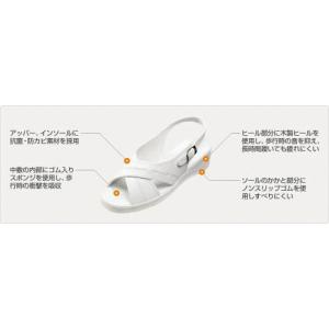 働く女性の ナースサンダル ピュアウォーカー ...の詳細画像1