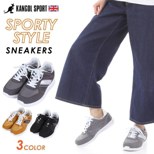 スニーカー レディース 靴 軽量 軽い 疲れない シューズ KANGOL SPORT カンゴール お...