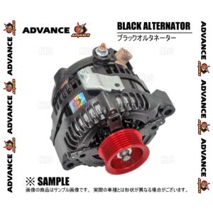 ADVANCE アドバンス ブラックオルタネーター マークII （マーク2）/チェイサー/クレスタ JZX90/JZX100 1JZ-GE/1JZ-GTE (BA-JZ130｜abmstore3