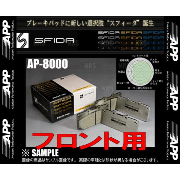 APP エーピーピー SFIDA AP-8000 (フロント) オデッセイ アブソルート RB1/R...