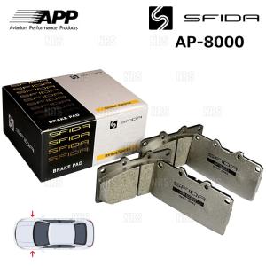 APP エーピーピー SFIDA AP-8000 (フロント) オデッセイ アブソルート RB1/RB2/RB3/RB4 03/10〜 (203F-AP8000