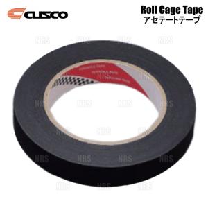 CUSCO クスコ アセテートテープ (ロールケージテープ) 30m (幅19mm) ブラック (00D-251-AB｜エービーエムストア 3号店