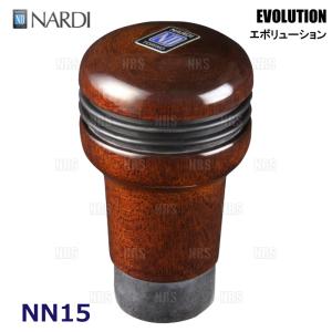 NARDI ナルディ シフトノブ エボリューション ブラックレザー NN14