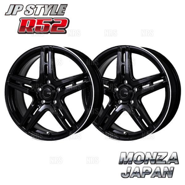 MONZA モンツァ JP STYLE R52 (2本セット) 6.5J x 16 インセット+41...