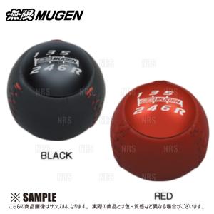 無限（MUGEN） ムゲン レザーシフトノブ (ブラック) シビック type-R