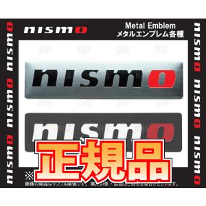 NISMO ニスモ Metal Emblem メタルエンブレム 25 x 100mm シルバー (99993-RN209｜abmstore4