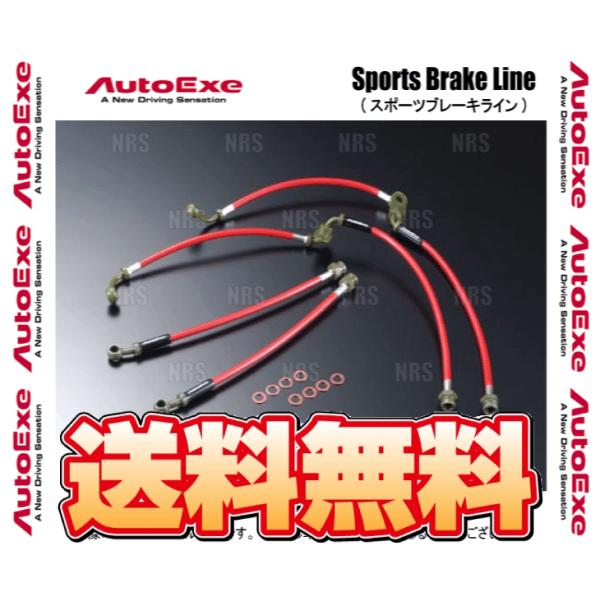 AutoExe オートエクゼ スポーツブレーキライン (一台分) デミオ DY3W/DY5W/DY3...