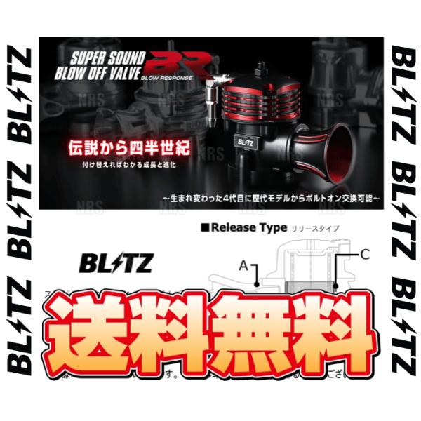 BLITZ ブリッツ スーパーサウンド ブローオフバルブ BR (リリース) 180SX S13/R...