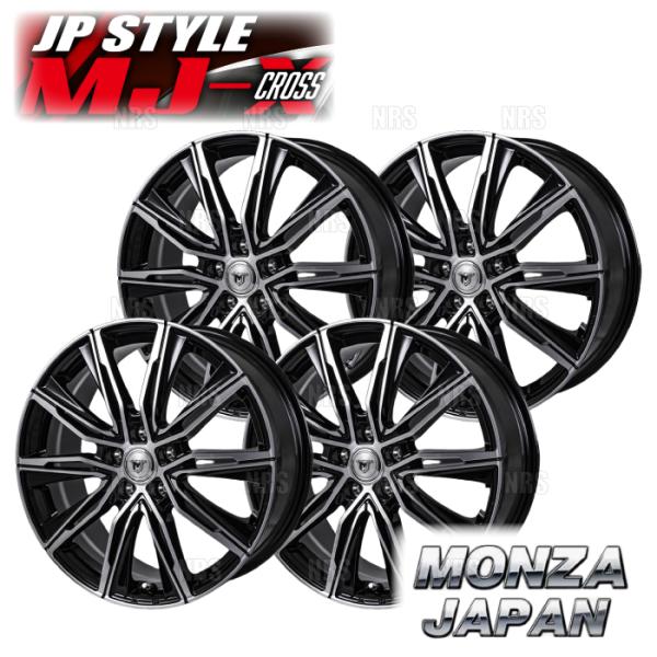 MONZA モンツァ JP STYLE MJ-X (4本セット) 7.0J x 17 インセット+4...