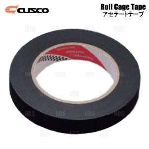 CUSCO クスコ アセテートテープ (ロールケージテープ) 30m (幅19mm) ブラック (00D-251-AB｜エービーエムストア 5号店