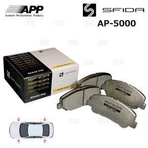 APP エーピーピー SFIDA AP-5000 (前後セット) ist （イスト） NCP115 07/7〜 (631F/091R-AP5000｜abmstore