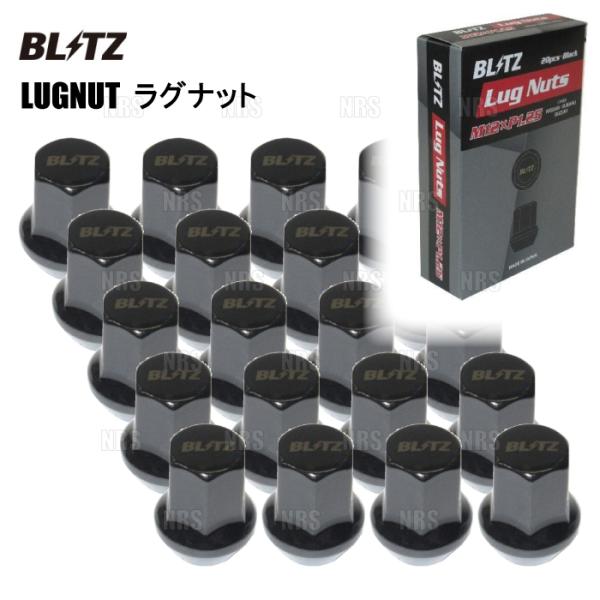 BLITZ ブリッツ LUG NUT ラグナット (20個セット) M12×P1.25/全長31mm...