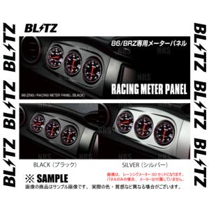 BLITZ ブリッツ レーシングメーターパネル (φ60/ブラック/3連) BRZ ZD8 FA24 21/8〜 (19185｜abmstore