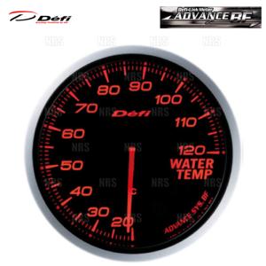 defi 油温水温ターボ計　赤 Defi（デフィ） アドバンスBF 水温計/ウォーターテンプ 赤/アンバー
