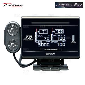 Defi デフィ アドバンスFD 高輝度2.5インチフルカラーTFTデジタルメーター 車速/タコ/ターボ/インマニ/油圧/燃圧/油温/水温/排気 (DF17801｜エービーエムストア