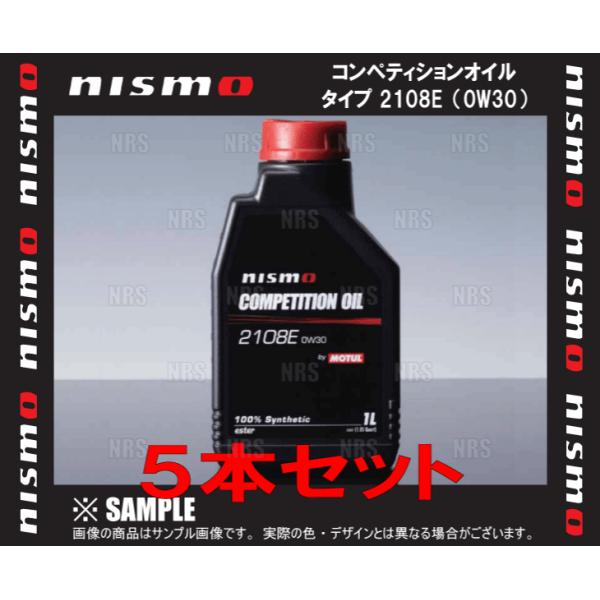 NISMO ニスモ コンペティションオイル タイプ 2108E (0W30) 5L 1L ｘ 5本 ...