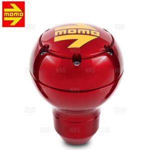 MOMO（モモ） 正規品 シフトノブ SK117 ROUND METAL RED ラウンド