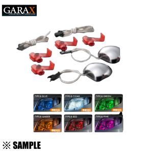 数量限定 在庫特価 GARAX ギャラクス LEDヘッドライト イルミネーション タイプB　アンバー (HE-002-A｜abmstore