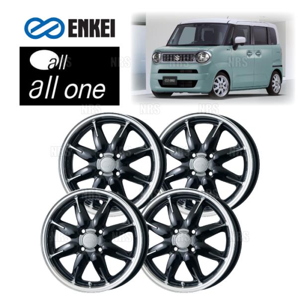 ENKEI エンケイ all one (M/BK マシニング ブラック) 5.0J x 15インチ ...