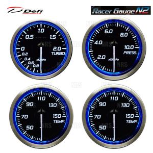 Defi デフィ レーサーゲージN2 4点セット φ60/ブルー