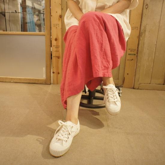 INN-STANT OLD-NEOキャンバススニーカー　ホワイト