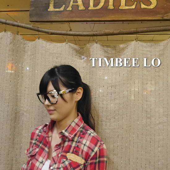 TIMBEE LO　Hong Kong　天使のメガネ　ブラック